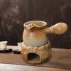 Ceramic Teapot with Infuser and Warmer Cooking Tea Pot Easy To Clean Small Boil Water 15oz for
