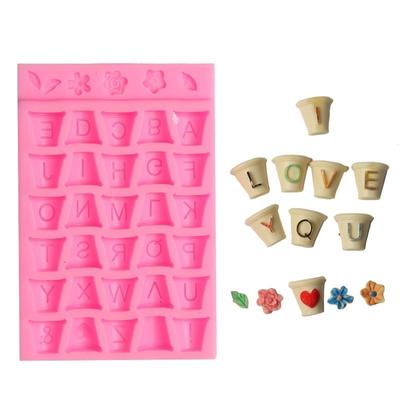 Moule en Silicone Cuisson Lettres Forme Numéro DIY Bonbon Fondant Pâtisserie Moule Chocolat Gâteau Outils de Cuisine