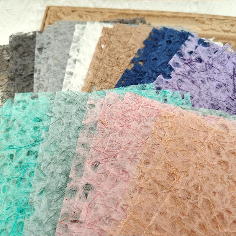

10sheets A5 Waterfall Paper Multi color Hollow Art Creation Hand Ledger Collage Packaging Collection Combination Material