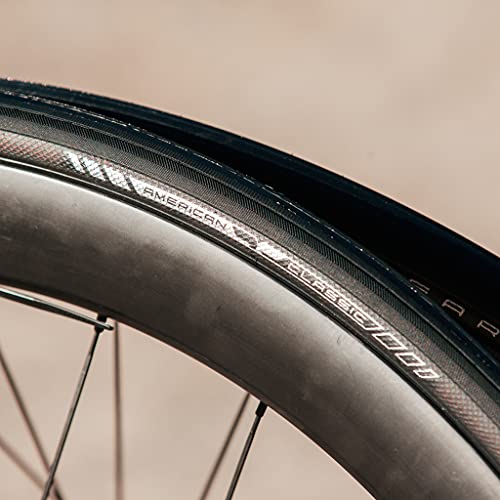 AMERICAN CLASSIC Road Bike Tire, Torchbearer Tubeless Ready Bicycle Tire, 700 x 28C, All-Weather Road