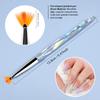 5/8PCS UV Gel Nail Brush Set  Aurora Acrylic Nail Art Brush DIY Drawing Painting Pens for Nail Design Gradient Manicure Tools