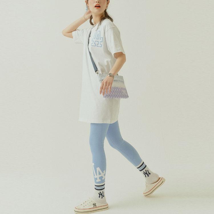 New MLB Short Sleeved Dress Women's White 31OP05131-07W