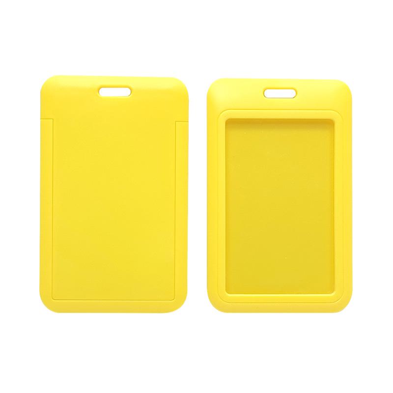 Cartoon-Colored ABS Plastic Slide-In Badge Holder for ID Cards