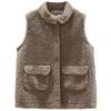 Women's  Winter Outerwear Faux Lambswool Vest
