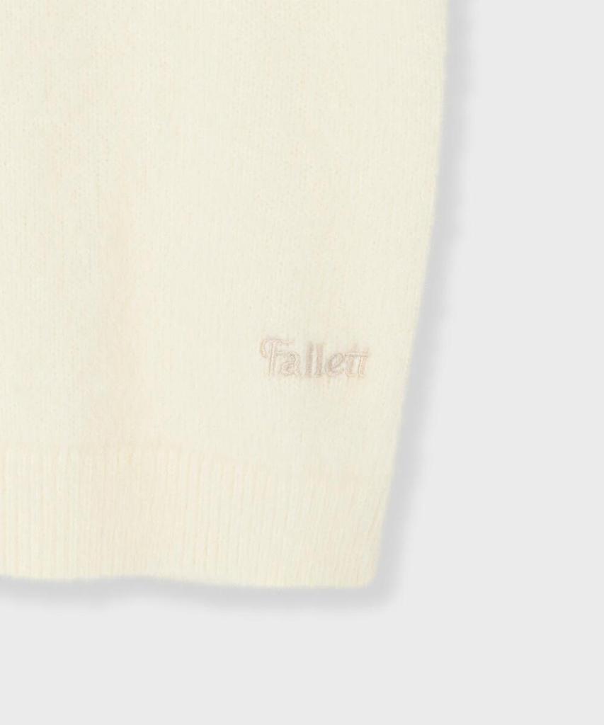 FALLETT Hairy Knit Warmer Set Ivory