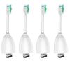 WyFun Replacement Brush Heads for Philips Sonicare Electric Standard with Set of 4 e-Series Toothbrushes, Size, Covers, (HX7012/05)