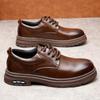 Men Casual Shoes lace up Luxury Brand Outdoor Work Formal business Shoes Fashion Leather Oxfords Shoes Office Dress Shoe for Men