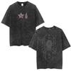 Anime Hunter X Hunter Phantom Troupe Printed Tshirt Mens and Womens Washed Tshirt High Quality Vintage Cotton Tshirt Tops