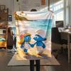 Smurfs Hands Beach Blanket Sofa Blanket Blanket Machine Washable Digital Printing Sheet