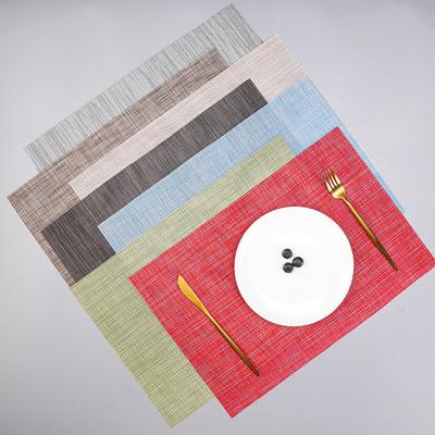 45cmx30cm Umweltfreundliches PVC Platzset Resistent Moderne Platzsets Isolationsmatte Tischmatte Westliches Platzset