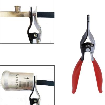 Alicates de manguera de tipo angular para auto, línea de vacío de combustible, removedor de manguera, separador, alicates, herramienta manual para tuberías
