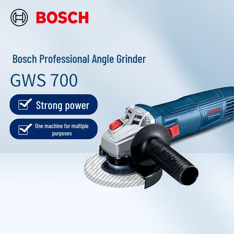 Bosch GWS 700 Angle Grinder CN plug (adapter included)