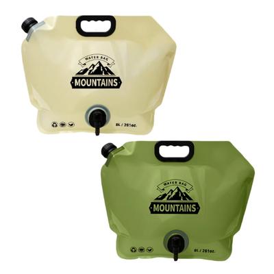 Borsa per Acqua Portatile da Campeggio da 8L Secchio per Acqua da Esterno a Prova di Perdite Borsa Contenitore Pieghevole per Acqua Potabile con Rubinetto
