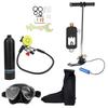 1L Underwater Respirator Scuba Diving Cylinder Snorkeling Oxygen Tank with Inflator Dive Equipment Kit
