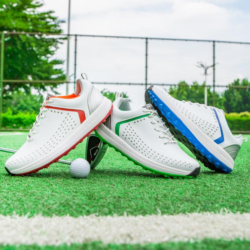 2025 Spot Golf Shoes Men's Outdoor Casual Large Size Five-Color Golf Shoes