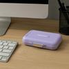 Large Capacity Portable Pill Container Sealed Pill Storage Box 7 Day Pill Box  Travel