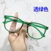 Transparent Computer Glasses Frame Women Men Anti Blue Light Square Eyewear Blocking Glasses Optical Spectacle Eyeglass Round