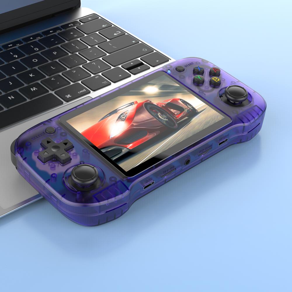 Retro R46H Portable Gaming Console, Linux System, 4.2" IPS Portable Handheld, 64 GB, Video Games