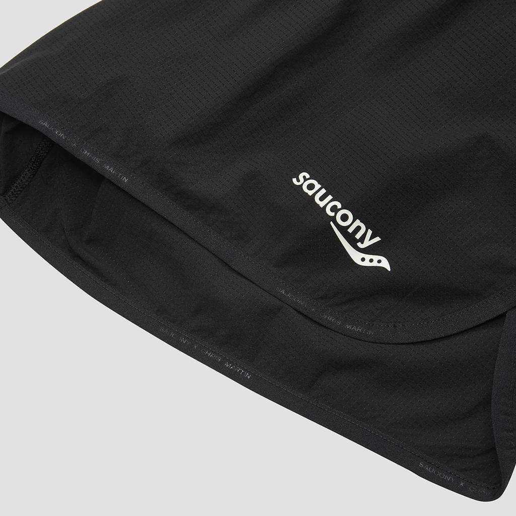 Saucony Double Layer Lace-Up Mid-Rise Comfortable Casual Shorts Men shorts SA2269DP42T-BK012