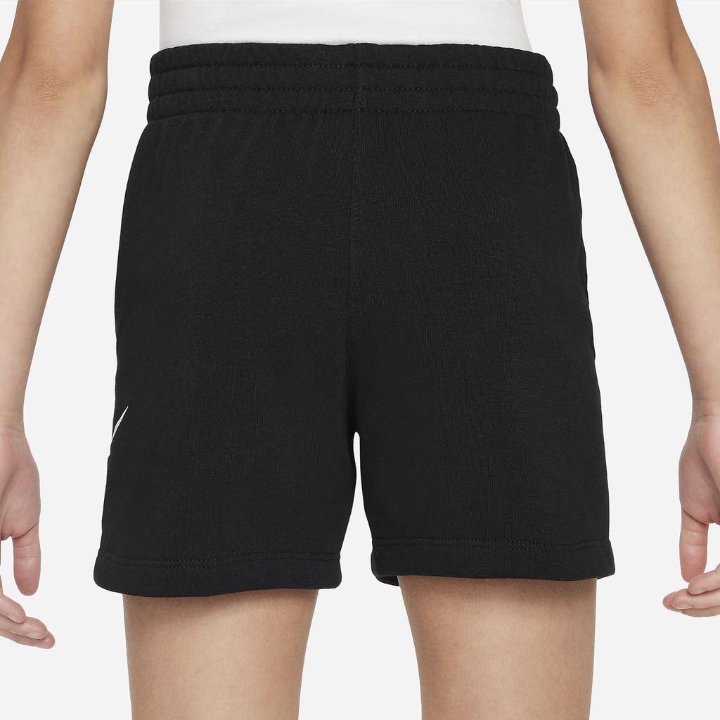 Nike Letter Logo Print Casual Kids Shorts Kids shorts Black FV3366-010