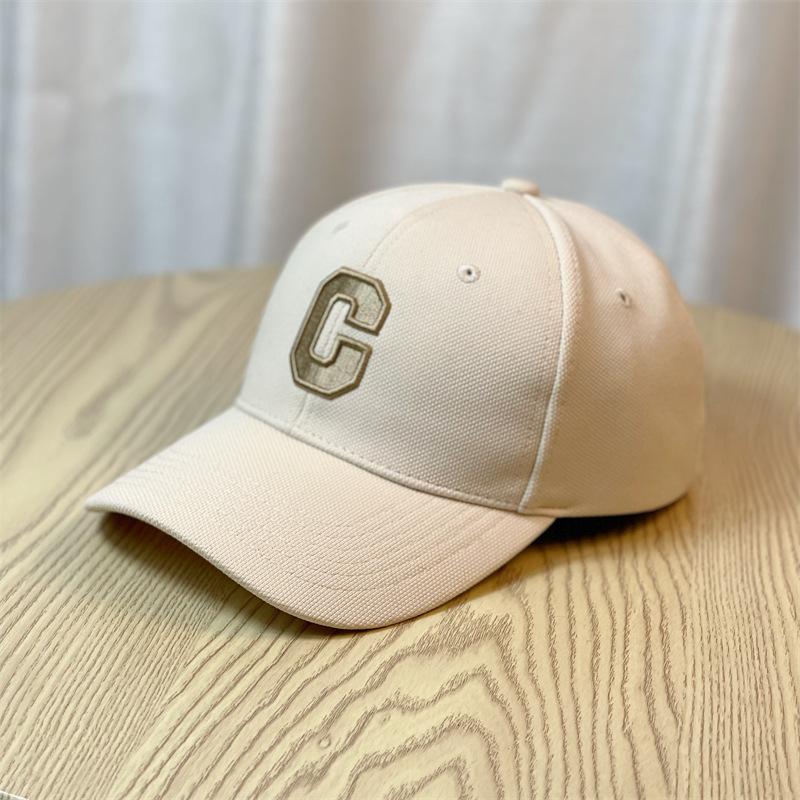 New Style Big C Three Dimensional Letter Baseball Cap Fashionable and Versatile Couple Cap Men's and Women's Sun Visor
