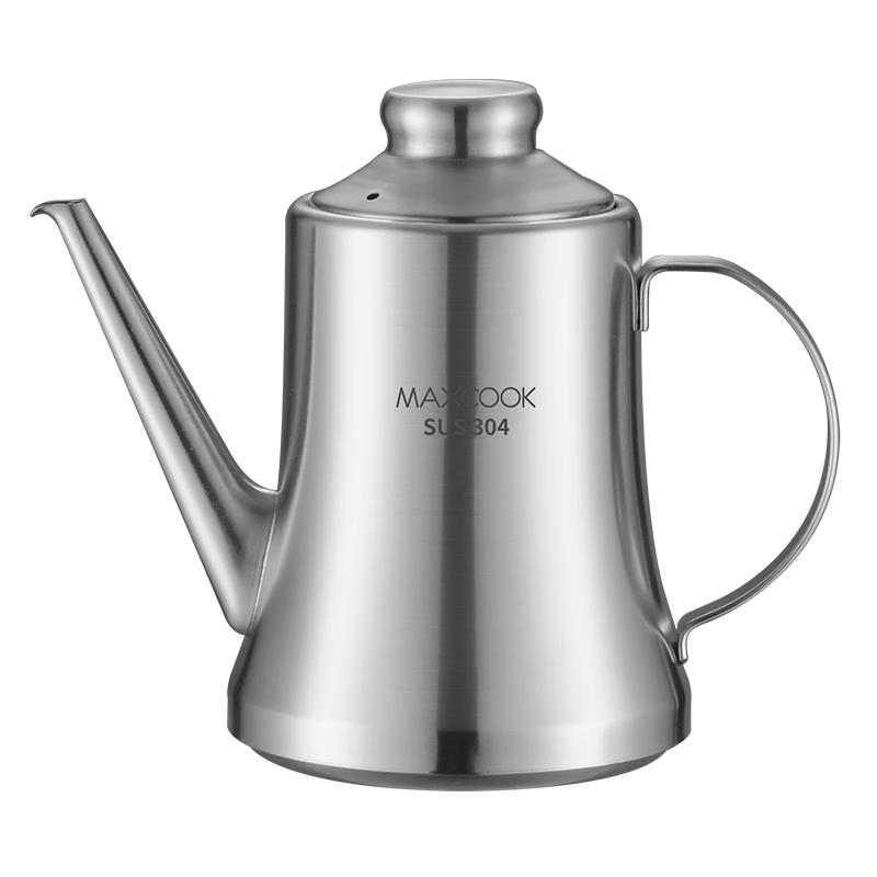 MAXCOOK 304 Stainless Steel Oil Dispenser with Filter, 1000ml