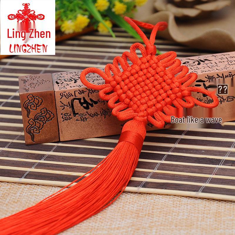 Chinese Knot Tassel Pendant: No. 5 Handmade Wedding Calendar Décor with Ancient National Style