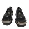 Edgy Platform Derby Shoes, Iron - Head Metal Rivet Chunky Heels, Unisex Cleanfit Trendy Footwear