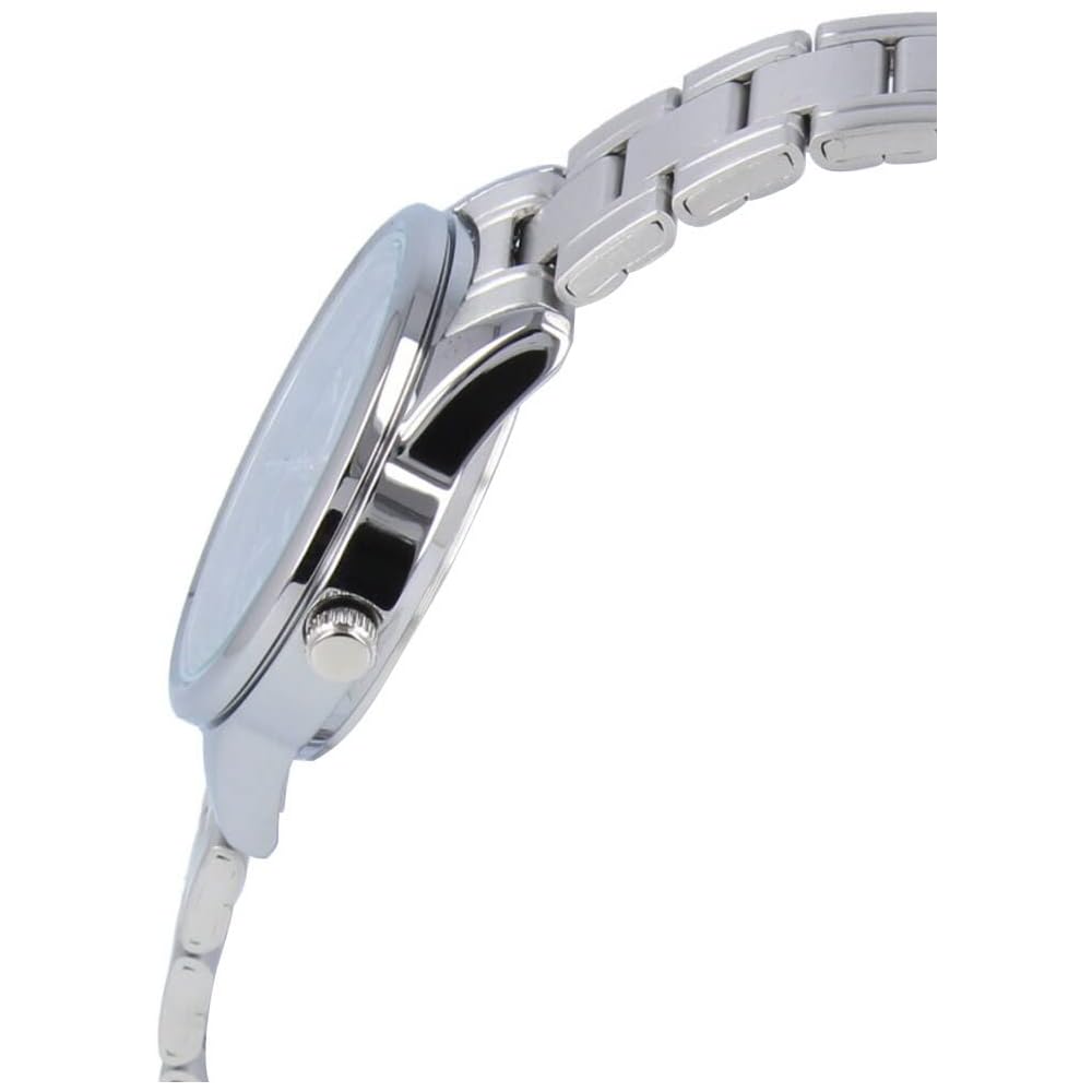 Casio Cheap Casio LTP-V005D-2B2 Women's Quartz Analog Watch Stainless Steel Silver Blue