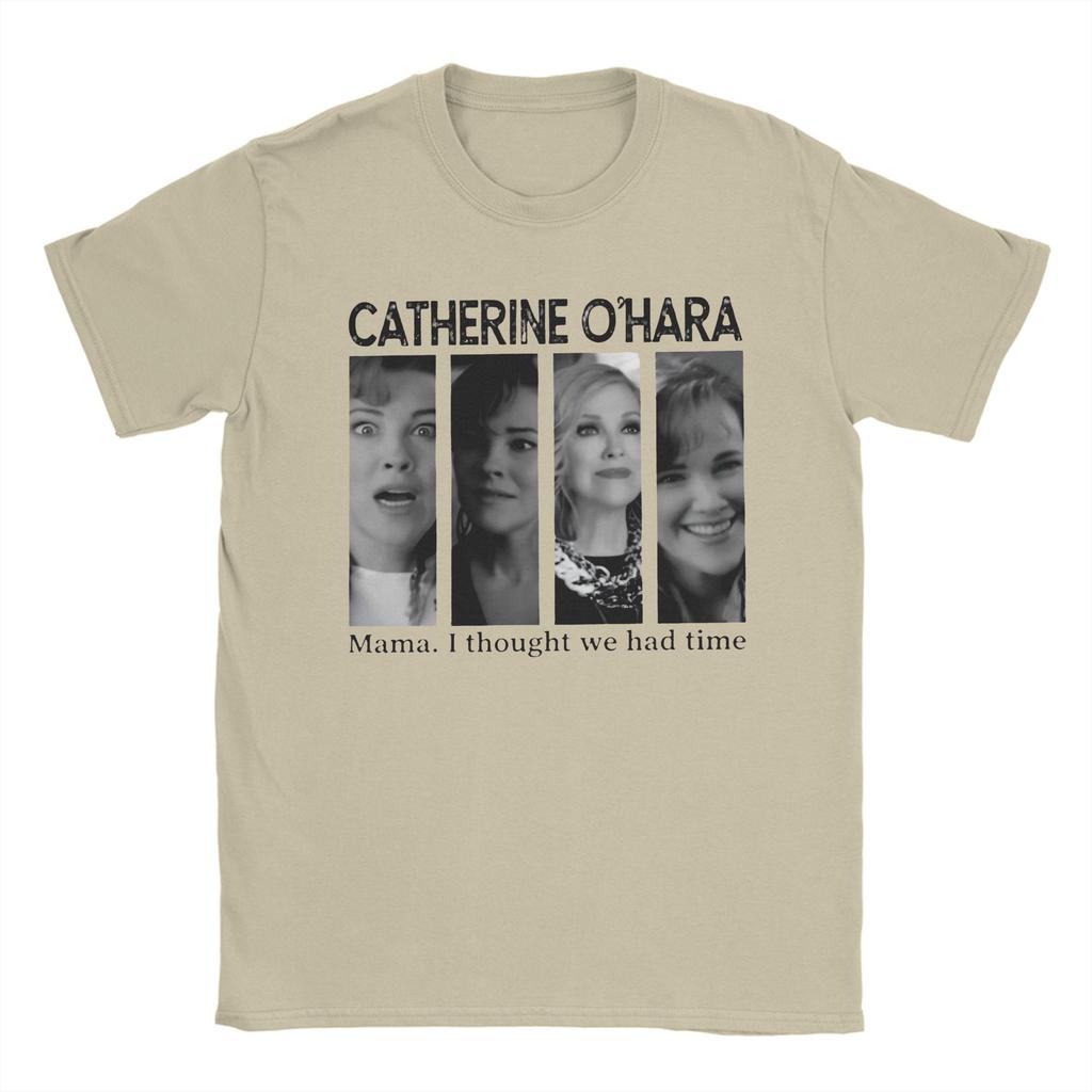 Unique Vintage Catherine Ohara  TShirts Unisex O Neck Cotton T Shirts  Short Sleeve Tee Shirt Summer Clothes