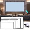 Simple Projector Screen Home/Office Portable Anti-light Projector Screen for Cinema Camping Theater