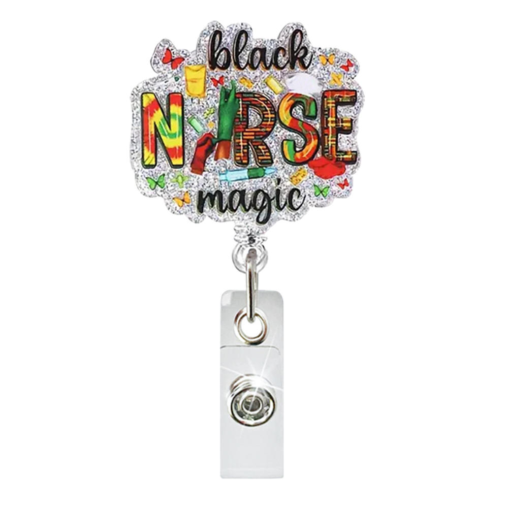 New Arrival Nurse Badge Reels Retractable Badge Holders With Alligator Clip Organ Heart Id Badge Clip For Doctor Nursing Student