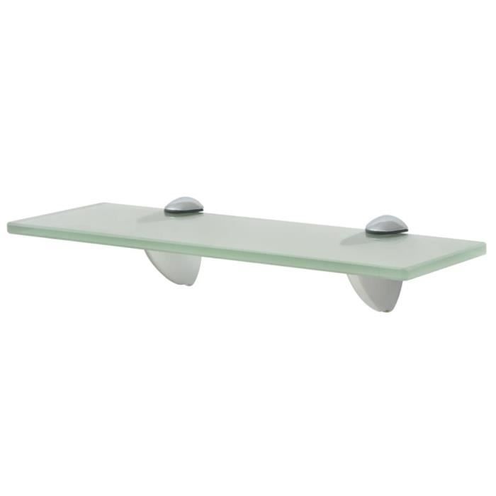 VidaXL Étagères murales 2 pcs Verre 30 x 20 cm 8 mm