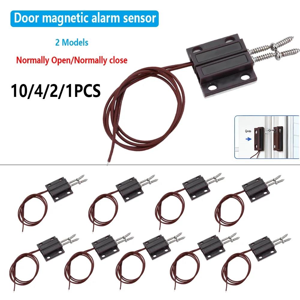 1-10 STUKS MC-38 Bedrade Deur Raam Sensor Magnetische Schakelaar Huis Alarm Systeem Detector Reed Schakelaar