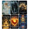 Han Yu Bowen Angels Ancestors Oracle Card Deck, Oracle Tarot Cards Spiritual Guidance Oracle Cards for Beginners, Wisdom from Angels and Ancestors, Or