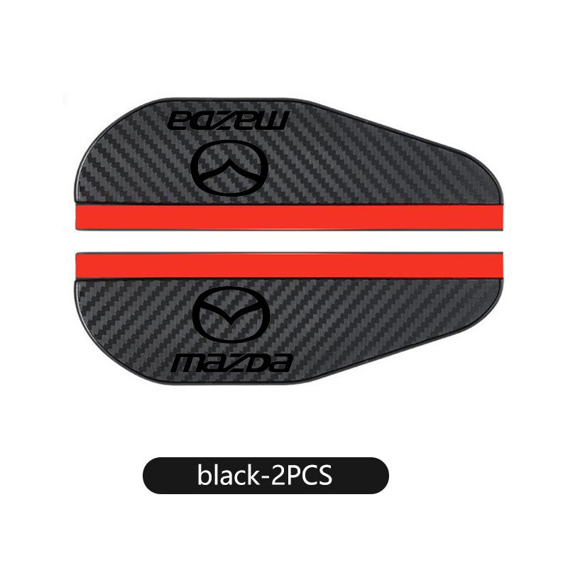 

For Mazda 2pcs Car Rearview Carbon Fiber Mirror Rain Eyebrow Rainproof CX9 MX5 RX8 Axela Demio Atenza MS GJI GH BK MP