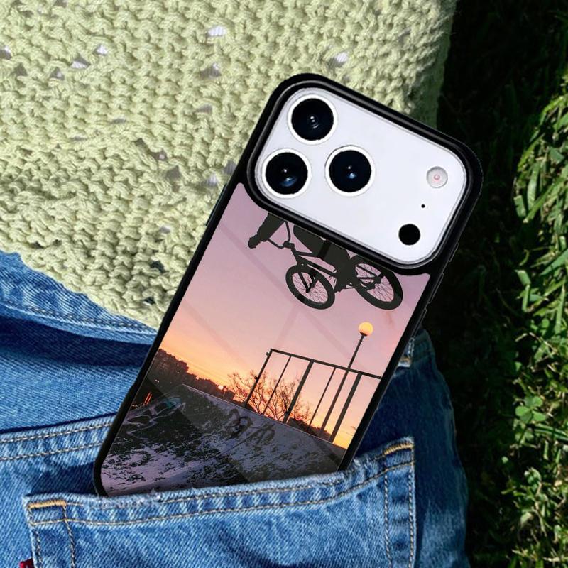 Sports Bike Cycle Phone Case For iPhone 17 AIR 16 Pro Max 15 14 Pro 11 12 13 Shockproof Silicone Cover