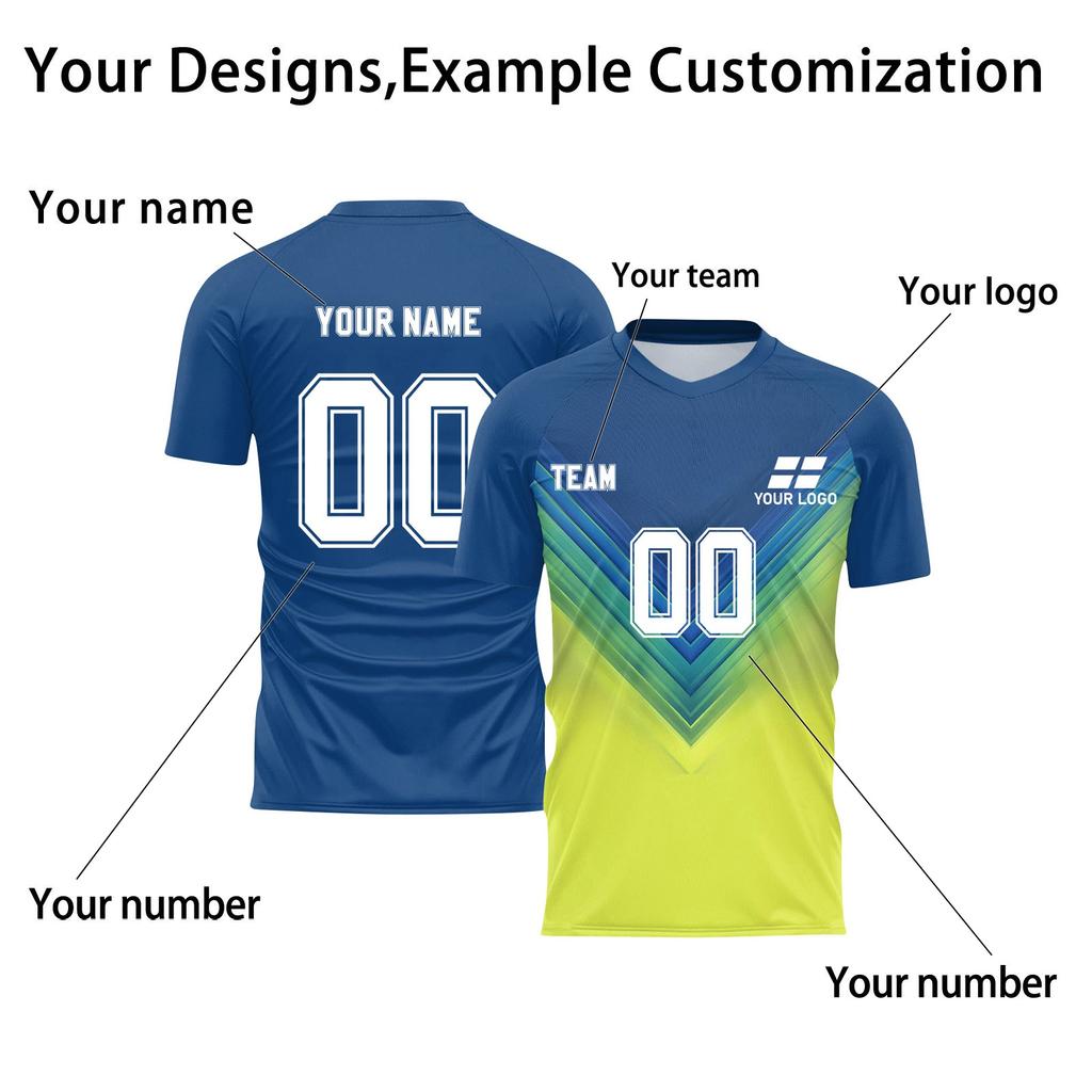 Personalised Tops Shirts Mens Girls With Name Number Custom Football Jerseys For Boys Training Suit