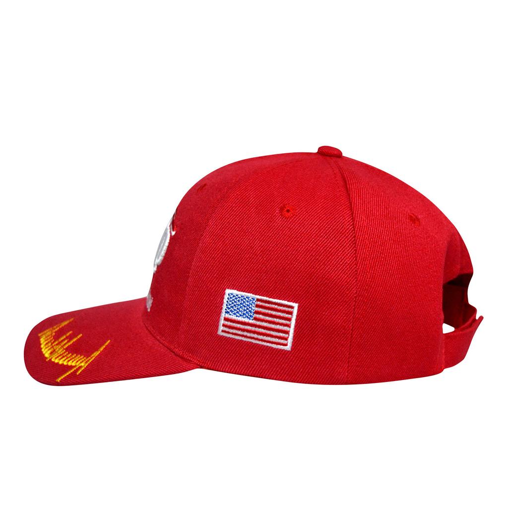 2024 Campaign Hat Flag Of The United States Embroidery Adjustable Hat For Men And Women