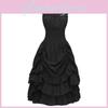 Inspired Medieval European Ruffle Edge Dress For Cosplay And Party Halloween