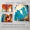 Cartoon-themed Autumn. Bedding Duvet Cover Sets Duvet Covers Pillowcases Gifts (1 * Duvet Cover 2 * Pillowcases, Without Duvet Insert)