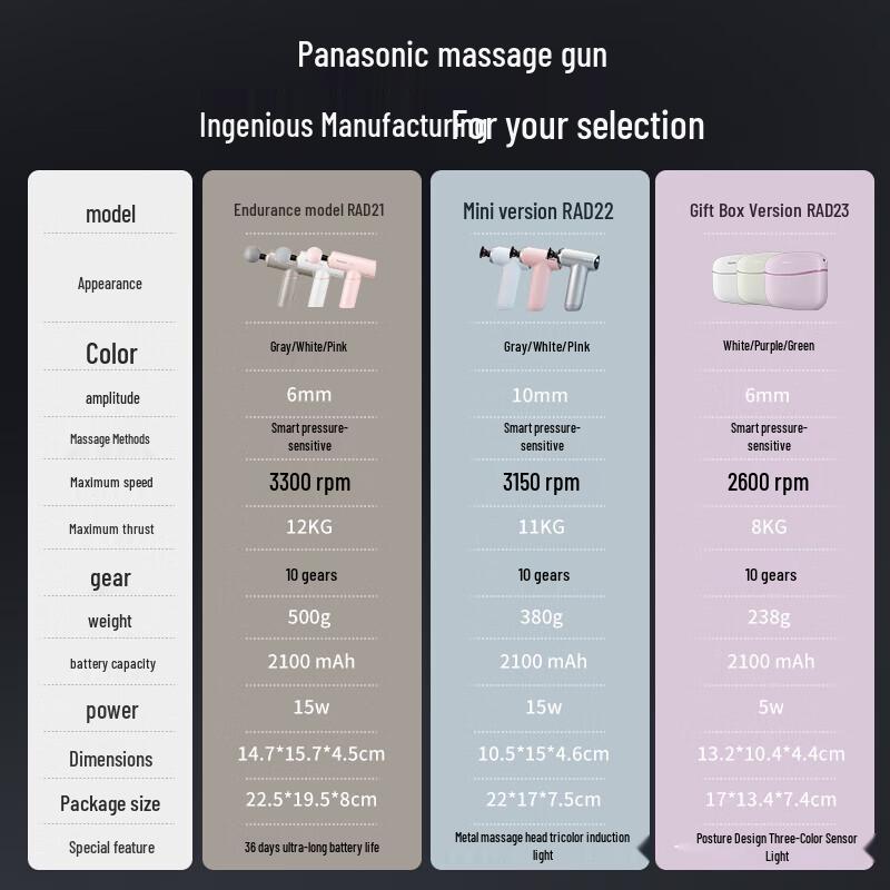 Panasonic Portable Mini Muscle Massager