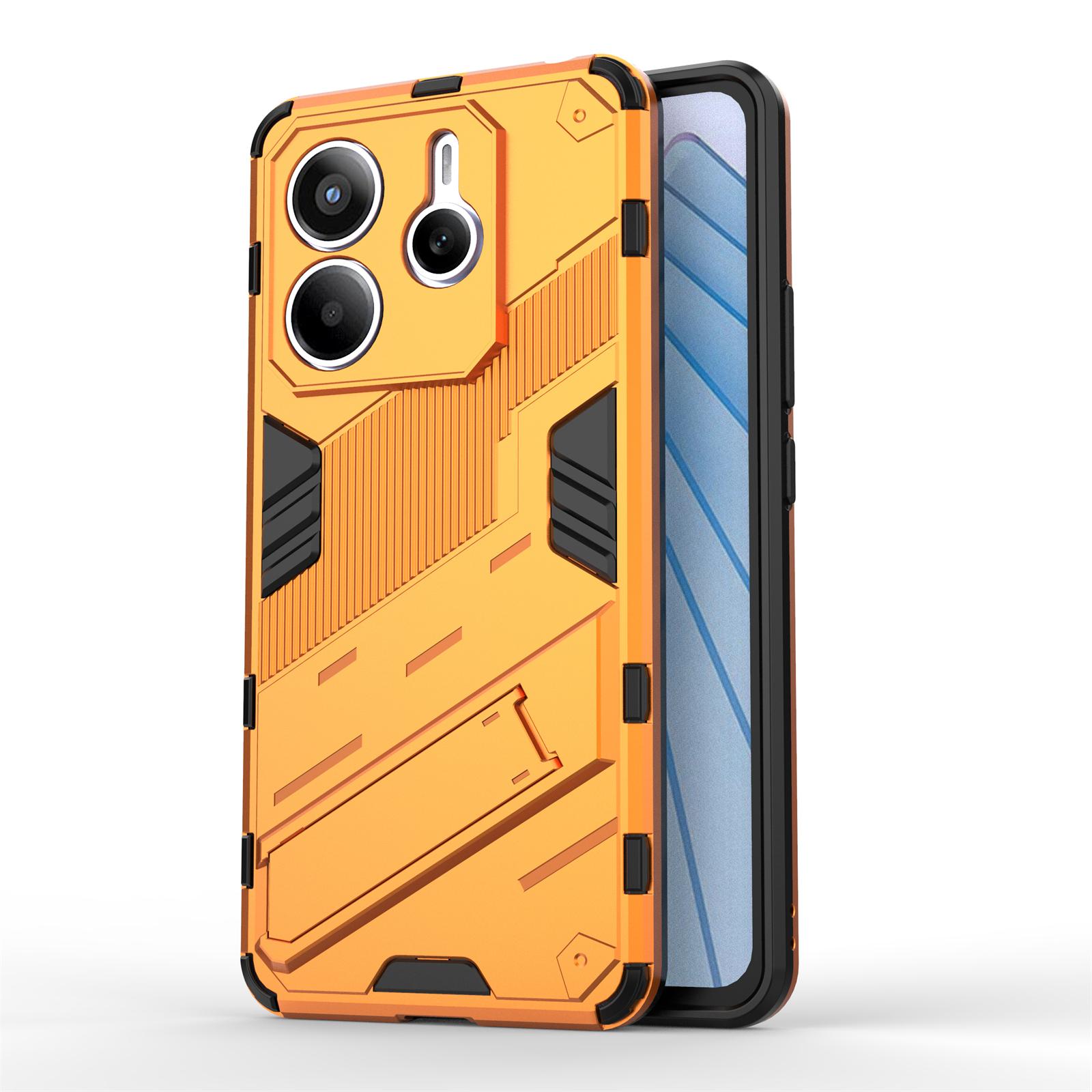 

For Xiaomi Redmi Note 14 5G Case PC + TPU Shockproof Phone Cover with Kickstand C