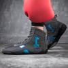 Manufacturer Direct Sales Couple High Top Breathable Lightweight Boxing Shoes Anti Slip Wrestling Comprehensive Training