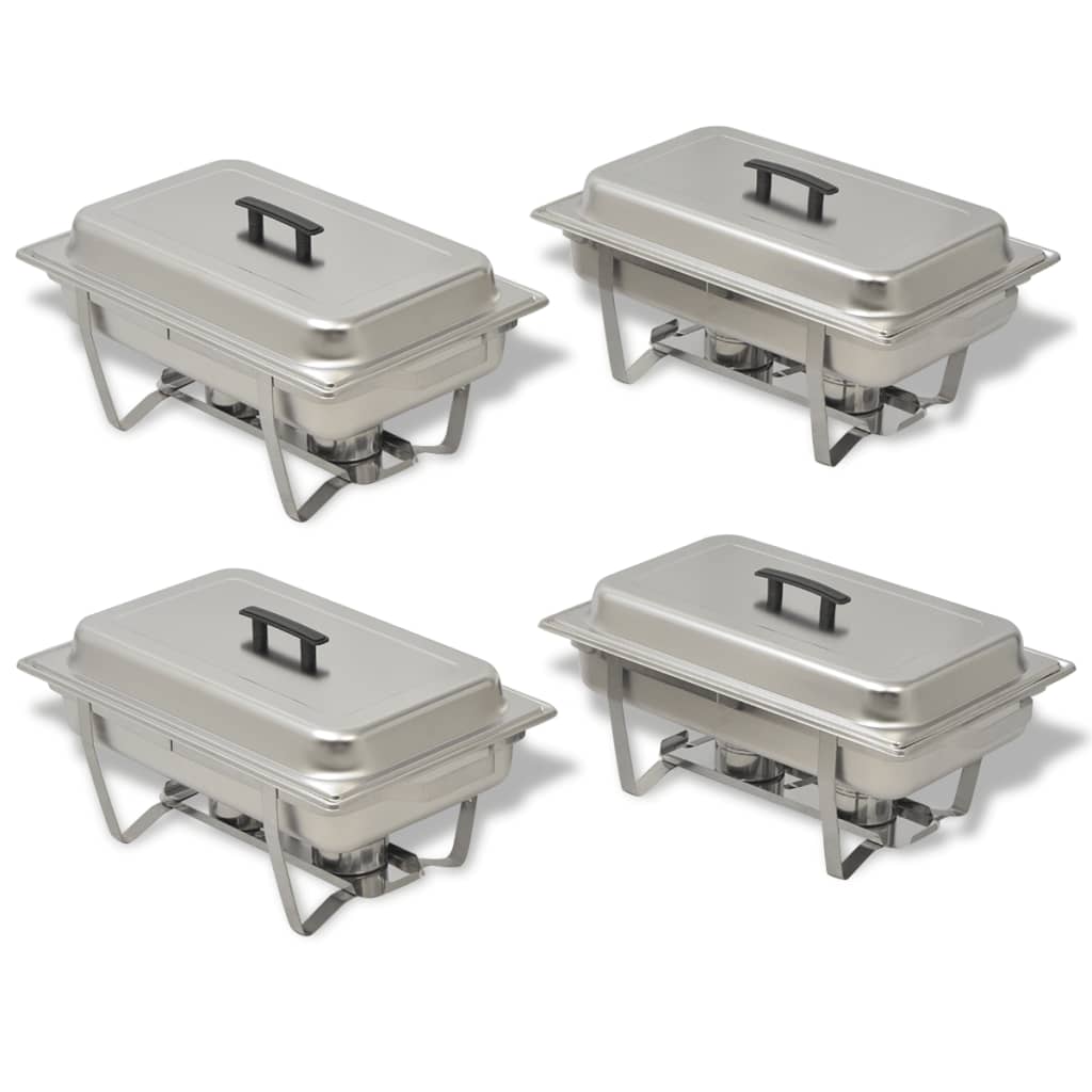 Chafing Dish Set 4 Piece Stainless Steel