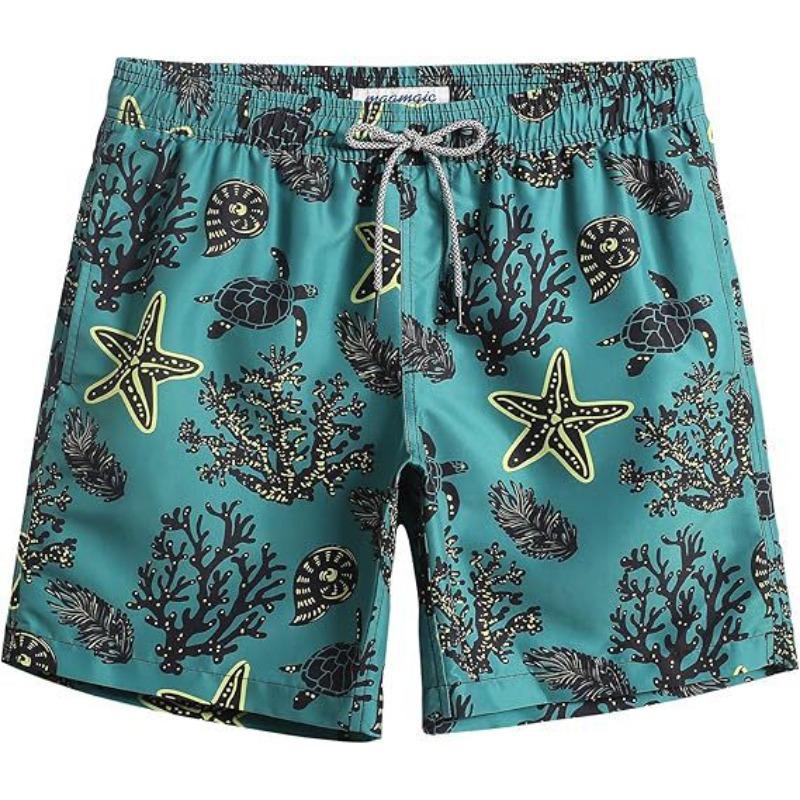 New Independence Day D Printed Casual Breathable Men's Beach Pants Breathable and Comfortable