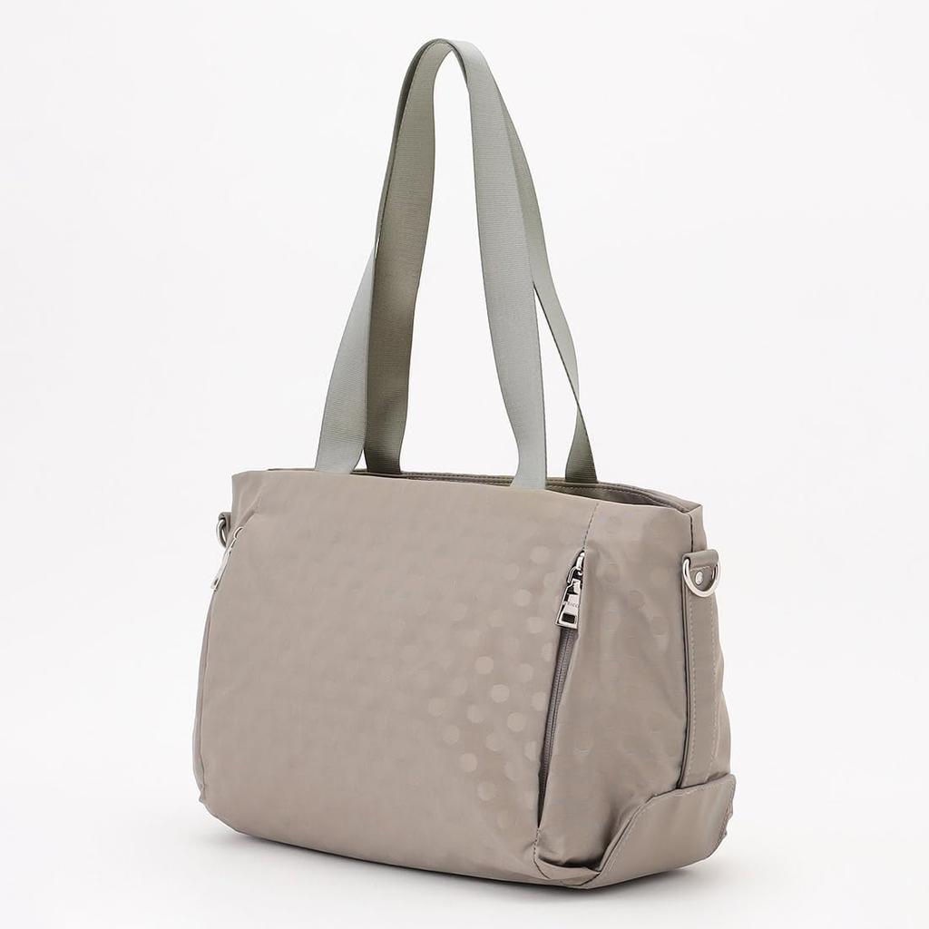 Tote bag vous et dot jacquard light gray [Isaac] 2-way tote, (12)