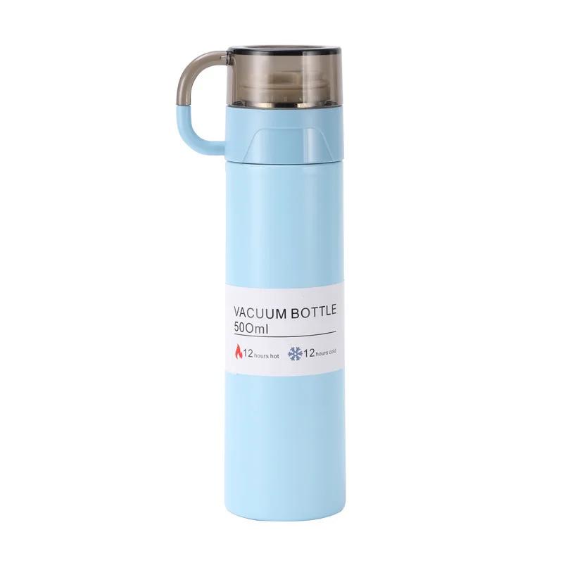 500ml High End Business Gift Set Insulated Bottle 304 Stainless Steel Thermos BottleTea Brewing Companion Hand Gift Water Cup