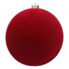 Velvety Christmas Ball Decorations Shatterproof Plastic Decorative Baubles Ornament for Christmas Tree Mantels Staircase