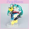 Hatsune Miku Flower Skirt Jumping Model Ornament For Collectors Display